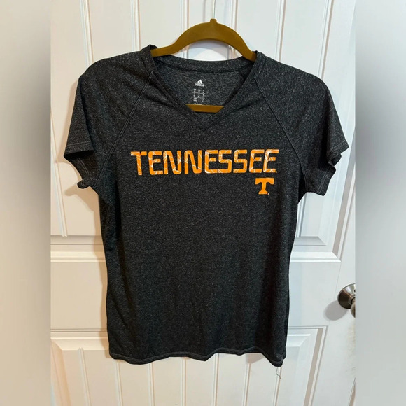 Adidas Tennessee Vols Gray and Orange Dri Fit Tee - Picture 2 of 5